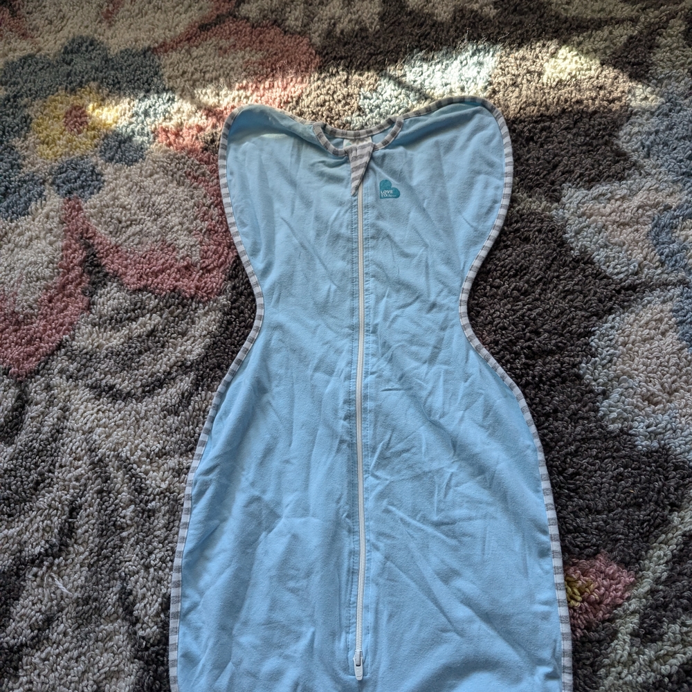 Light Blue Baby Swaddle